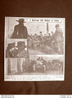 I Sovrani Del Belgio In Italia Nel 1918 Re Alberto E La Principessa Jolanda - Autres & Non Classés