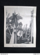 Arcivescovo Turinaz A Mars La Tour, In Francia Stampa Del 1902 - Autres & Non Classés