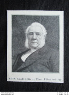 L'astronomo Inglese James Glaisher, Morto Il 7 Febbraio 1903 Stampa Del 1903 - Autres & Non Classés