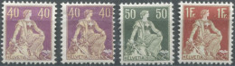 Suisse, Lot De 4 Timbres Neuf* - (F679) - Unused Stamps