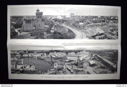 Esposizione Di Bucarest+Carlo E Carmen Sylva Di Romania+Filaret Stampa Del 1906 - Autres & Non Classés