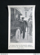 Henri De Rothschild, Vincitore Concorso Turistico Aix-les-Bains Stampa Del 1905 - Autres & Non Classés