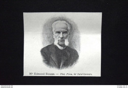 L'avvocato Francese Edmond Rousse, Morto L'1 Agosto 1906 Stampa Del 1906 - Altri & Non Classificati