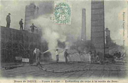 62 - Noeux Les Mines - Fours à Coke - Extinction Du Coke à La Sortie Du Four - Animé - Ecrite - CPA - Voir Scans Recto-V - Noeux Les Mines