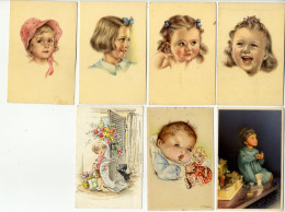 Kinderen, Enfants, Fantasie, Fantaisie. 8 Kaarten, 8 Cartes (lot 15) - Collections, Lots & Séries
