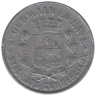 SAINT GERMAIN EN LAYE - 02.03 - Monnaie De Nécessité - 25 Centimes 1918 - Monetary / Of Necessity