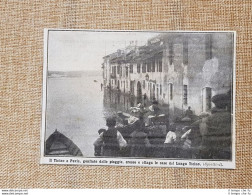 Le Inondazioni Del Fiume Ticino Nel 1913 Le Case Presso Pavia Lombardia - Altri & Non Classificati