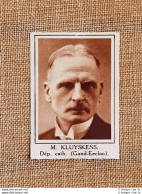 Parlamentare M. Kluyskens Gand-Eecloo Elezioni Del 24 Maggio 1936 - Altri & Non Classificati