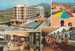 Spanien - Malgrat De Mar - Hotel Alhambra - Bar - Pool - Cars - Austin Mini - Renault - Nice Stamp - Tarragona