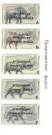 2015. Transnistria, Prehistoric Animals, Vertical Strip With OP, Mint/** - Moldova