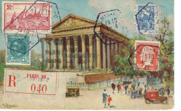Tarifs Postaux Etranger Du 01-08-1926 (205) Pasteur N° 173 30 C. + 90  C. Le Puy En Velay + 30 C. Aristide Briand + 1,50 - 1922-26 Pasteur