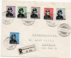 36575# CARITAS PREMIER JOUR FDC SIGISMOND LETTRE RECOMMANDE Obl DIFFERDANGE USINES 1 DECEMBRE 1938 ZURICH SUISSE - FDC