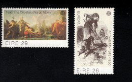 1999552253 1982  SCOTT 519 520 (XX) POSTFRIS  MINT NEVER HINGED - EUROPA ISSUE - GREAT FAMINE - CONVERSION OF IRELAND - Unused Stamps