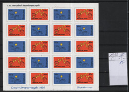 Niederlande Michel Cat.No.  Sheet Mnh/**  1561/1562 - Blocks & Sheetlets