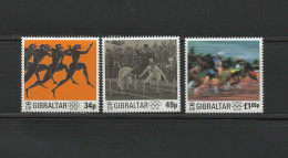 Gibraltar 1996 Olympic Games Atlanta, Set Of 3 MNH - Sommer 1996: Atlanta