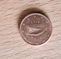 (!)  2014  Ireland 1  Euro   CENT  EIRO CIRCULEET COIN - Irland