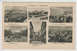 CARTOLINA DI ZAGABRIA - CROAZIA - 1943 - FORMATO PICCOLO - Croatie