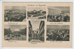 CARTOLINA DI ZAGABRIA - CROAZIA - 1943 - FORMATO PICCOLO - Croazia