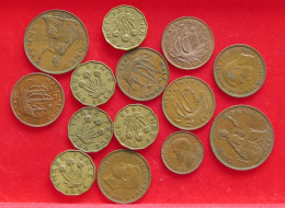 COLLECTION LOT GREAT BRITAIN WW2 1939-1945 14PC 90G #xx40 1364 - Collections