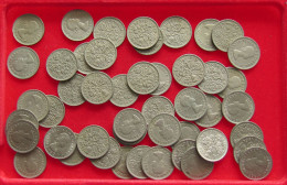 COLLECTION LOT GREAT BRIATIN SIXPENCE 49PC 139G #xx40 1465 - Sammlungen