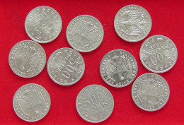 COLLECTION LOT GERMANY WEIMAR 500 MARK 10PC 17G #xx40 1128 - Collezioni