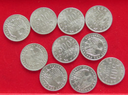 COLLECTION LOT GERMANY WEIMAR 500 MARK 10PC 17G #xx40 1126 - Colecciones