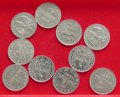 COLLECTION LOT GERMANY WEIMAR 3 MARK 10PC 21G #xx40 1122 - Colecciones