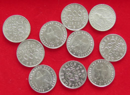 COLLECTION LOT GERMANY WEIMAR 200 MARK 10PC 11G #xx40 1160 - Collezioni