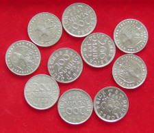 COLLECTION LOT GERMANY WEIMAR 200 MARK 10PC 11G #xx40 1157 - Colecciones