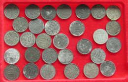 COLLECTION LOT GERMANY EMPIRE 10 PFENNIG 30PC 96G #xx40 1312 - Sammlungen