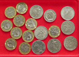 COLLECTION LOT FRANCE 18PC 124G #xx40 1471 - Collezioni