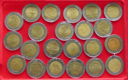 COLLECTION LOT ITALY 500 LIRE 22PC 149G #xx40 1254 - Collezioni