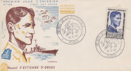 Enveloppe  FDC  1er  Jour   FRANCE    Héros  De  La   Résistance   Pierre   BROSSOLETTE   1957 - 1950-1959