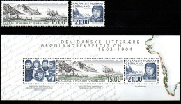 Grönland 2003 - Mi.Nr. 396 - 397 + Block 25 - Postfrisch MNH - Nuevos