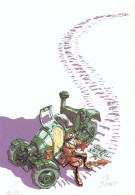 Delcampe - BUCHET : Exlibris En Panne Dans La Neige (ns) - Künstler A - C