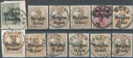 Belgique, Lot Occupation Allemande, Voir Cachets - (F690) - Other & Unclassified