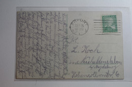 Deutsches Reich 375 Auf Postkarte Erfurt Dom #BB508 - Andere & Zonder Classificatie