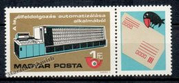 Hongrie - Hungary 1978 Yvert 2624, Automation Of Letter Sorting In Hungary - MNH - Unused Stamps