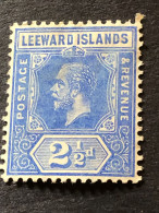 SG 40  2½d Bright Blue MH * - Leeward  Islands