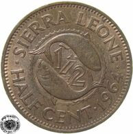 LaZooRo: Sierra Leone 1/2 Cent 1964 UNC - Sierra Leona