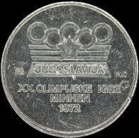 LaZooRo: Yugoslavia JUGOSLAVIJA XX. OLIMPIJSKE IGRE MINHEN 1972 900 ZM Zlatara Majdanpek 3 G - Silver - Firma's