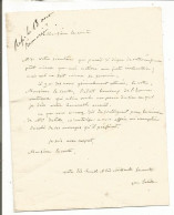 N°1772 ANCIENNE LETTRE A MONSIEUR LE COMTE DE LA COMTESSE A DECHIFFRER PAS DE DATE - Documenti Storici