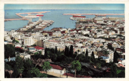 ALGERIE - Alger - Vue Générale - Vue Sur La Ville - Vue Sur La Mer - Bateaux - Port - Quai - Carte Postale Ancienne - Algiers