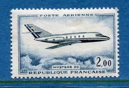 France - Poste Aérienne - YT PA N° 42 ** - Neuf Sans Charnière - 1965 - 1960-.... Nuovi