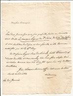 N°1776 ANCIENNE LETTRE A MONSIEUR LE MARQUIS DE  A DECHIFFRER  PAS DE DATE - Documenti Storici