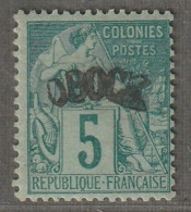 OBOCK - N°5 * (1892) 5c Vert - Nuovi