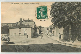 12438 - LEROUVILLE - RUE NATIONALE ALLANT A LA GARE - Lerouville