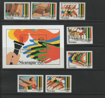 Nicaragua 1993 Olympic Games Atlanta, Set Of 7 + S/s MNH - Verano 1996: Atlanta