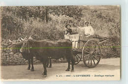 10436 - OLLIERGUES - L AUVERGNE / ATTELAGE RUSTIQUE - Olliergues