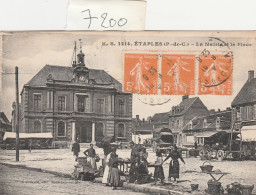 7200 - ETAPLES - LA MAIRIE ET LA PLACE - Etaples